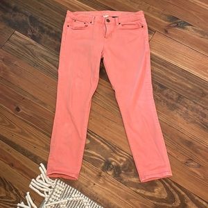 Pink J Crew jeans